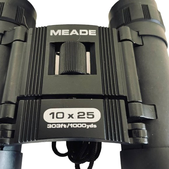 Meade Binoculars Compact Black 10 x 25 303ft/1000yds Collectible - Picture 6 of 9